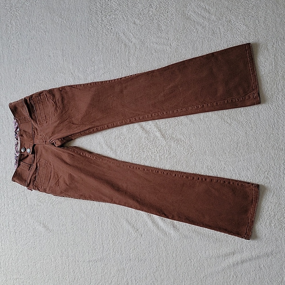 Tyte Jeans Brown Flare Pants with Boot Cut Elegance